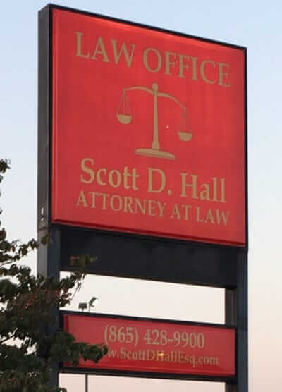 Exterior of the Office Building of Scott D. Hall, Attorney at Law